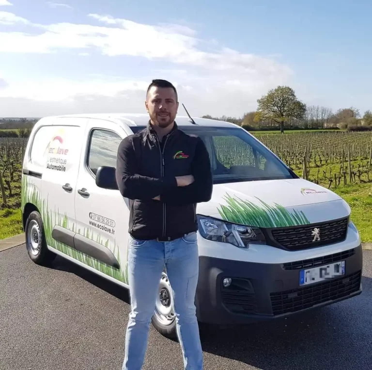 Cédric Rouleau, franchisé Ecolave Sables d'Olonne