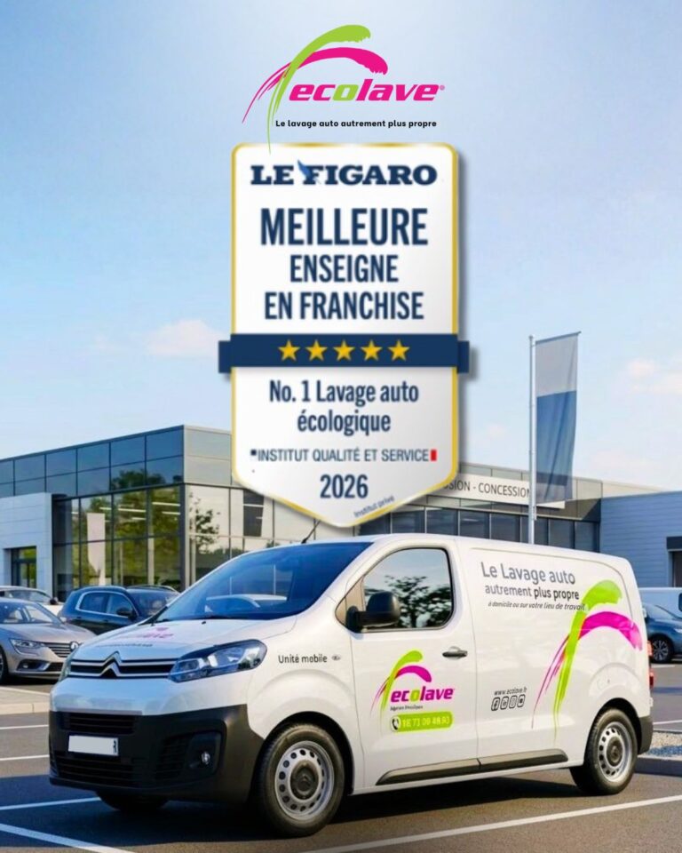 photo le figaro ecolave meilleur enseigne en franchise lavage auto à domicile sans eau